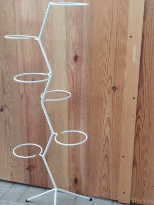 Support en métal pour 6 pots 15cm