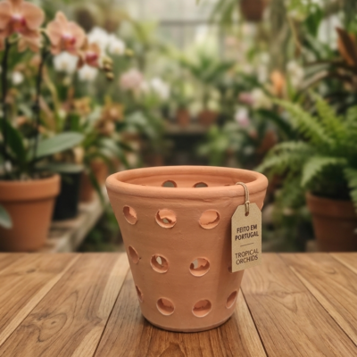Vaso de Barro 15cm Clássico